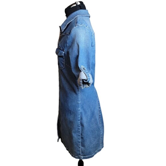 Wash Lab Denim Shirtdress - Gently Used - Super Cute - Size S - Picture 6 of 8